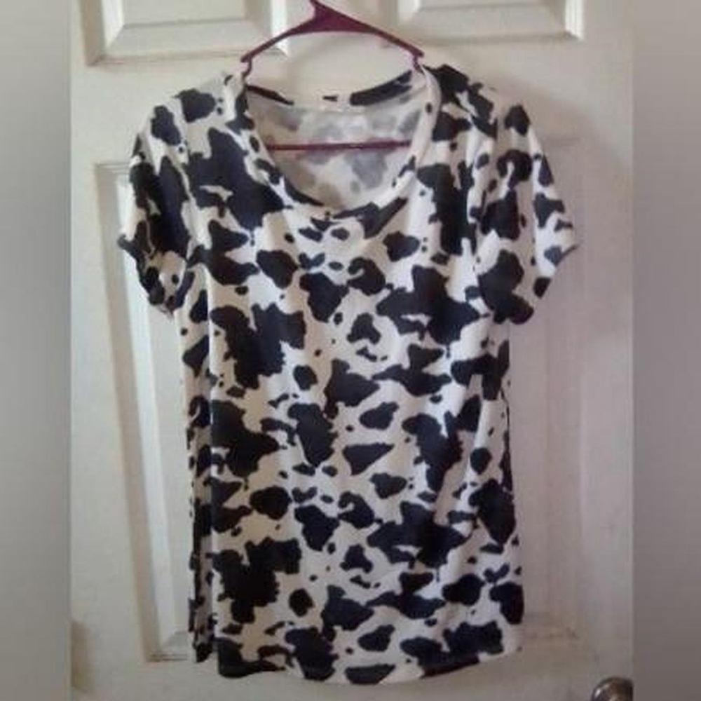 Bombom Cow Print Top